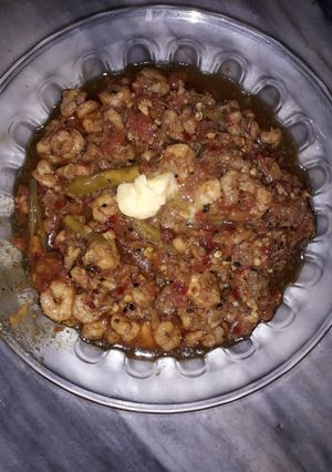 A picture of Prawn curry.