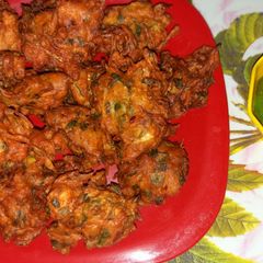 A picture of Mix Vegetable fritters.