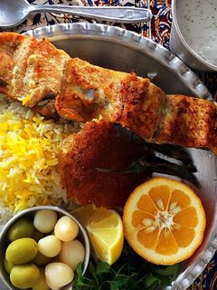 عکسی از دستور ماهی کبابی