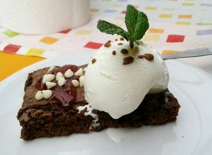 Una foto de Brownie Nesquik