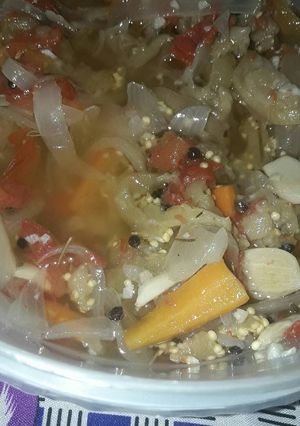 Una foto de Escabeche de verduras