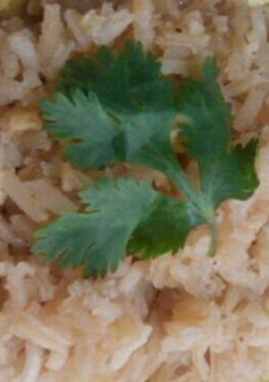 Una foto de Arroz rojo