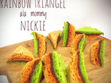 Rainbow triangel cake ala mommy Nickie🌻🌹