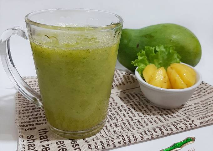 Jus Selada Mangga Nanas