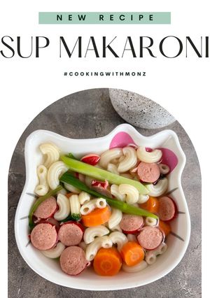 Foto resep Sup makaroni sosis sederhana