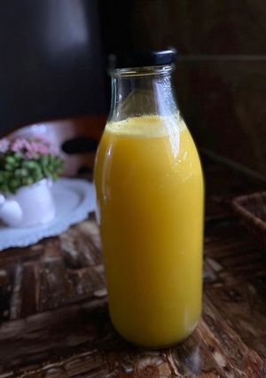 صورة لوصفة عصير البرتقال المنعش