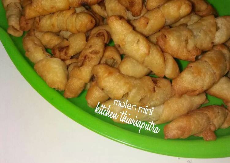 Cara Membuat Molen Mini Anti Gagal Yang Nikmat