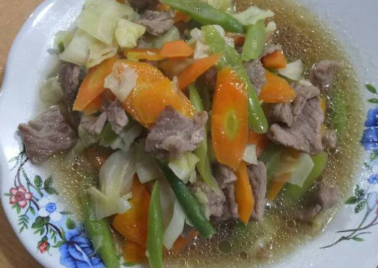 Resep Capcay cah sapi yang Lezat