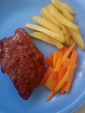 Cara Gampang Membikin Resep Steak barbeque sapi yang Enak Banget Anti Ribet, Menggugah Selera