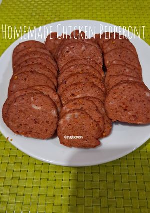 Foto resep Homemade Chicken Pepperoni