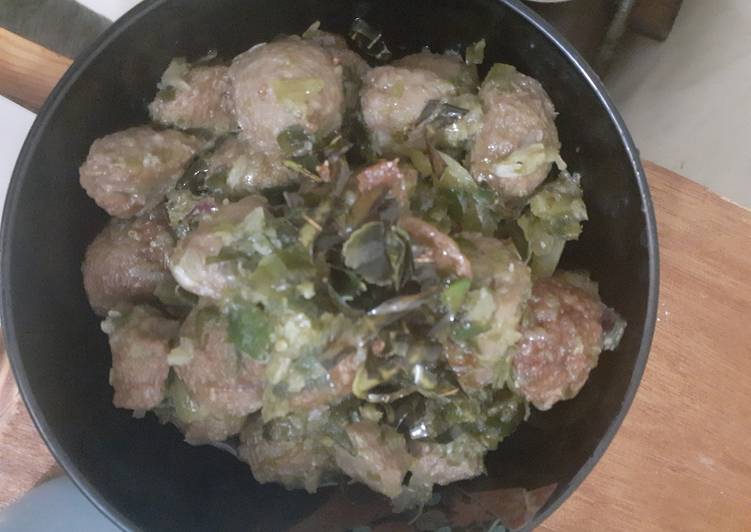 Bakso goreng cabe hijau nyummi
