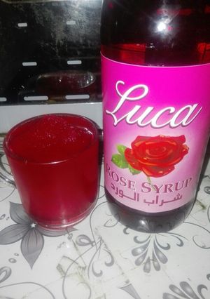 عکسی از دستور یخ دربهشت شربت گل