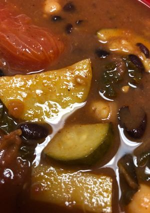 A picture of Vegetable Chili!.