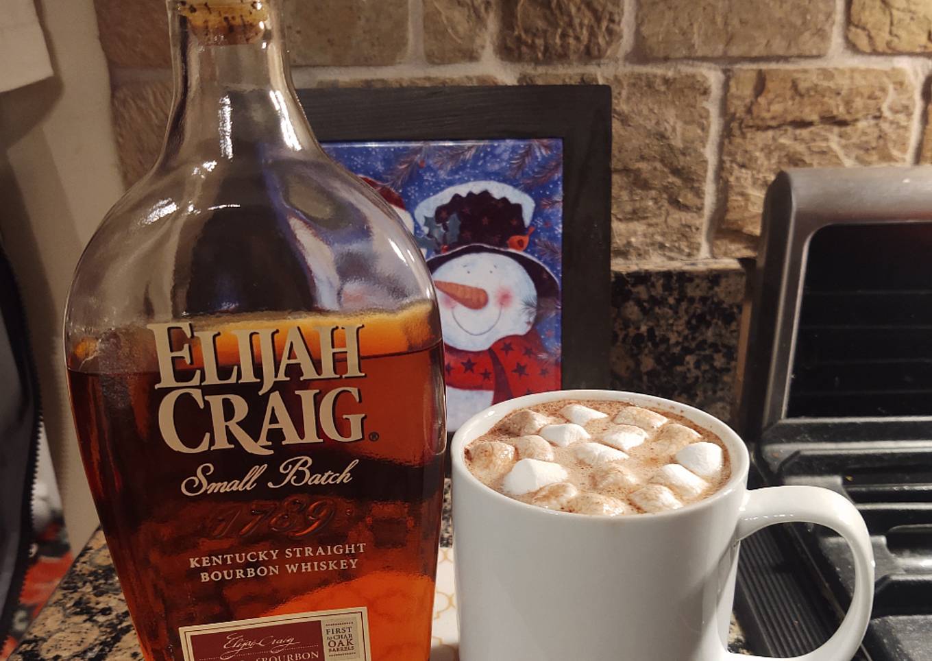 Bourbon Spiked Hot Chocolate