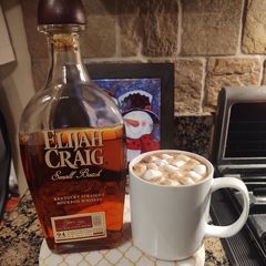 A picture of Bourbon Spiked Hot Chocolate.