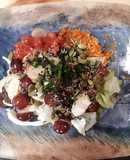 Ensalada de Vegetales, Frutas y Semillas