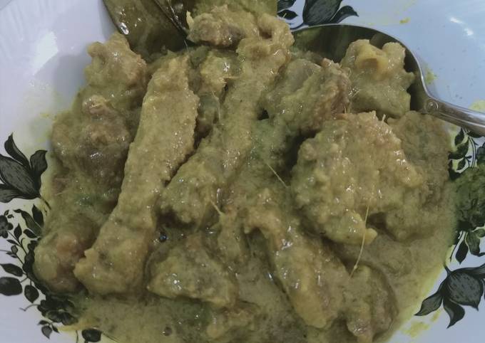 Cara Gampang Membuat Empal Daging bumbu Kuning Anti Gagal