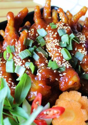 Foto resep Ceker pedas korea "maeun dakbal"