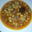 Callos de ternera con garbanzos