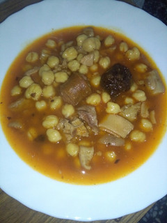 Una foto de Callos de ternera con garbanzos
