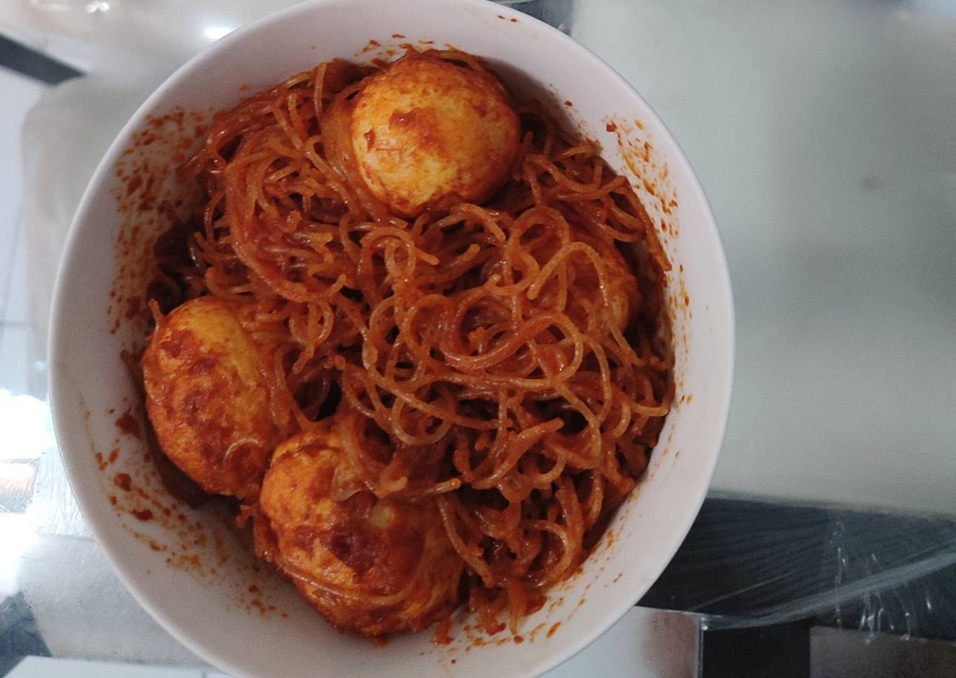 Telur Bihun Balado