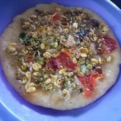 A picture of Sprouts & veg Uttapam.