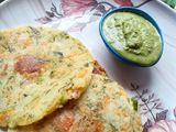রাভা উত্তপম (Rava uttapam recipe in bengali)