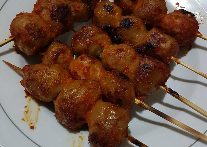 Resep Bakso Bakar Pedas Oleh Bubbleblue Cookpad