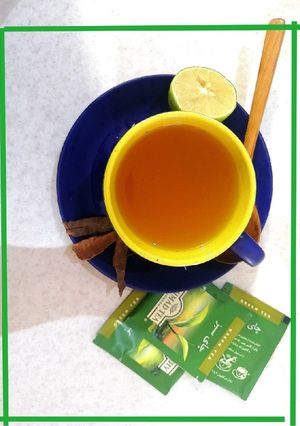 عکسی از دستور لیموناد چای سبز 🍵. چربی سوز 🏋️