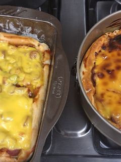 صورة لوصفة بيتزا