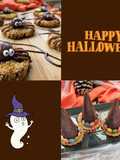 Galletas de calabaza: arañas y gorros de bruja sorpresa