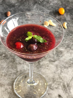 法式甜點 <冰沙> 紅酒莓果冰沙 的食譜成品照片