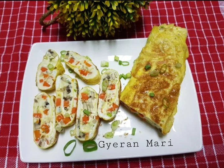 Cara Gampang Membikin Resep Gyeran - Mari /Telur Dadar Korea yang Lezat Anti Ribet, Menggugah Selera