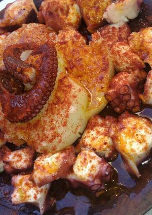 Una foto de Pulpo a la Gallega