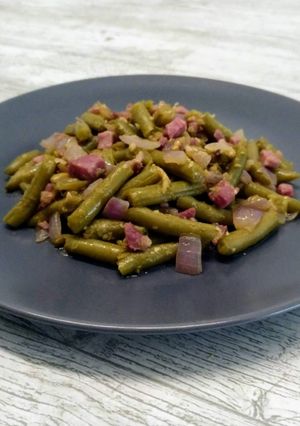 Foto principal de Judías verdes salteadas con jamón