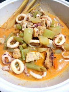 Foto resep Gulai labu siam cumi buncis tempe