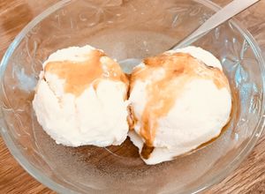 Hình của món Kem dừa.