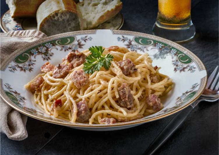 Step-by-Step Guide to Prepare Perfect Spaghetti carbonara percal