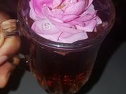 A picture of rose tea