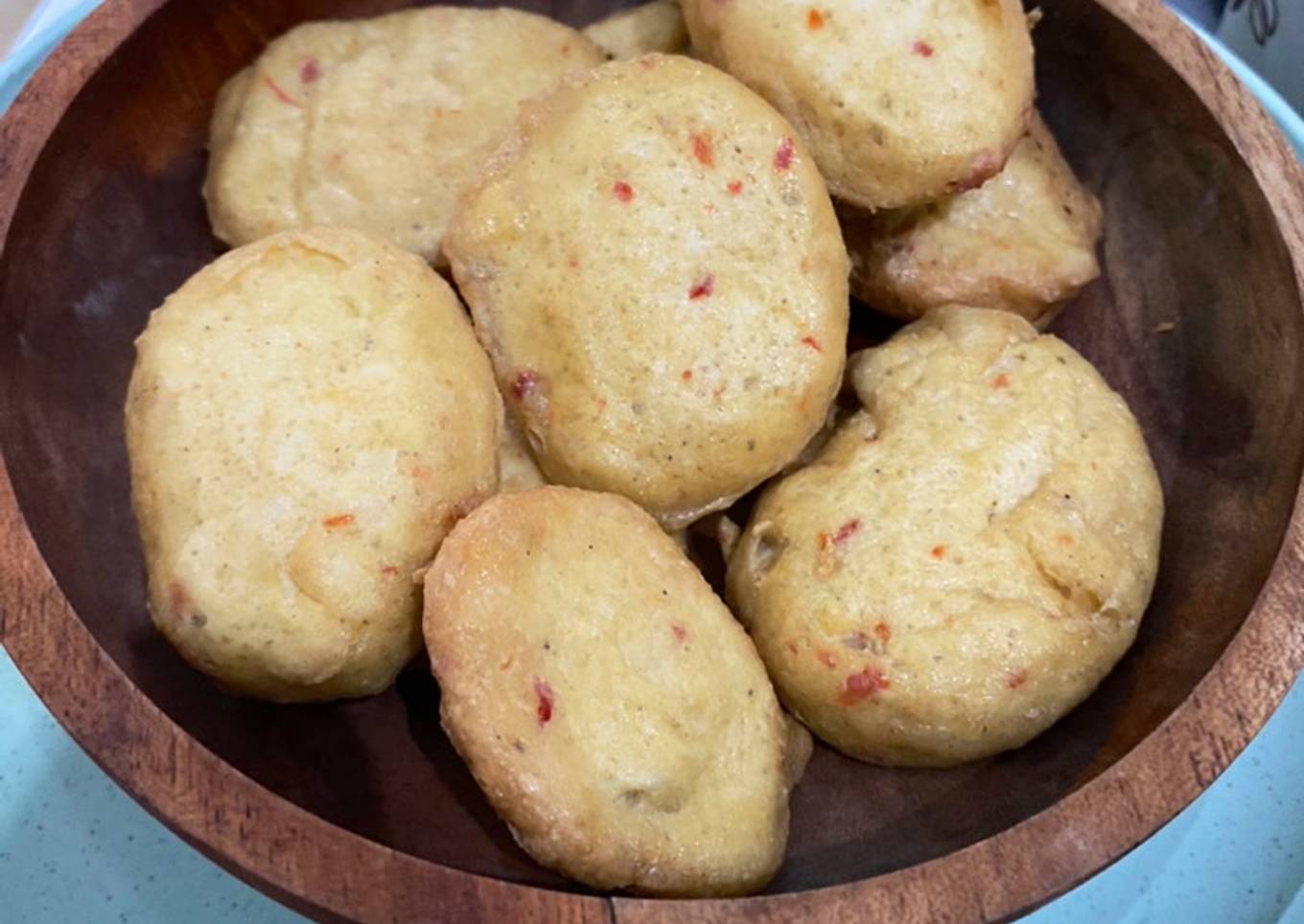 Kreasi gorengan tahu ft telur simple