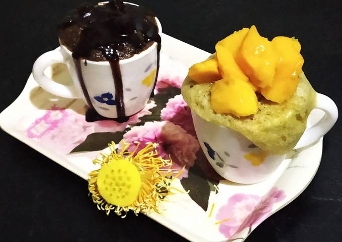 Recipe of Perfect Cocoa chocolate cup cake & Mango cup cake