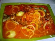 Gambar bawal asam manis