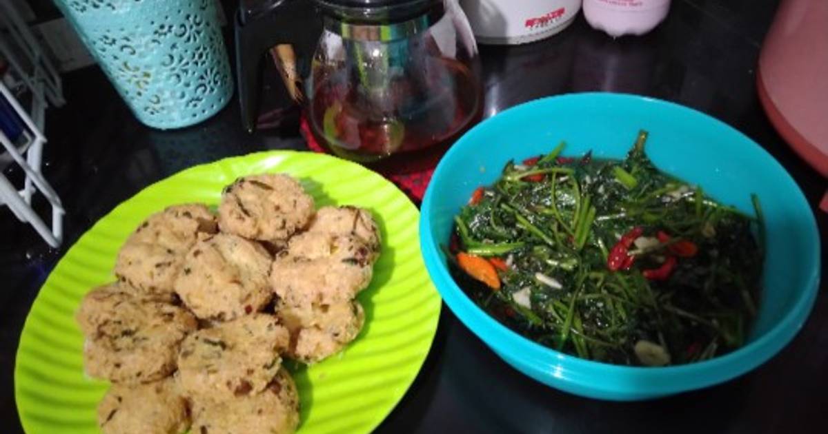 Resep Tumis Kangkung Dan Perkedel Tahu Soon Oleh Yulistia Argiani