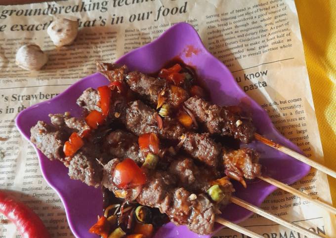 Ini dia! Resep buat Sate Maranggi (daging sapi) hidangan Idul Fitri  sempurna