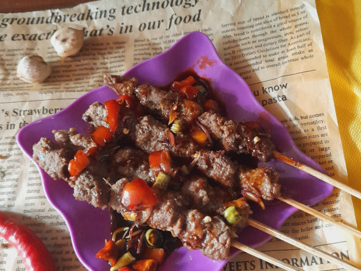 Resep: Sate Maranggi (daging sapi) Wajib Dicoba