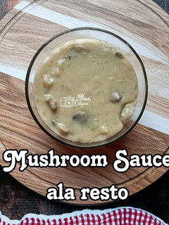 Foto resep Mushroom Sauce ala Resto