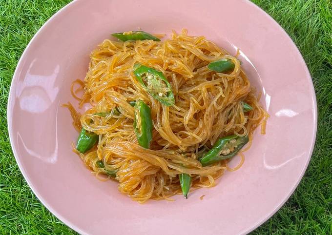 Resep Soun Goreng Cabe Hijau, Menggugah Selera