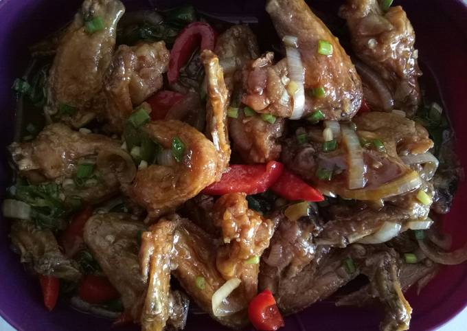 Chicken wings saos mentega