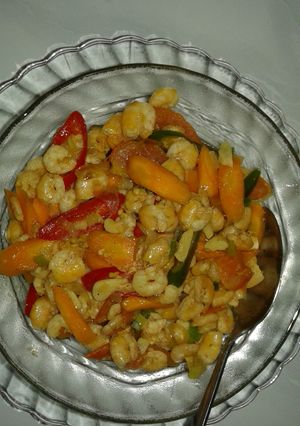 Foto resep Udang asam pedas manis praktis