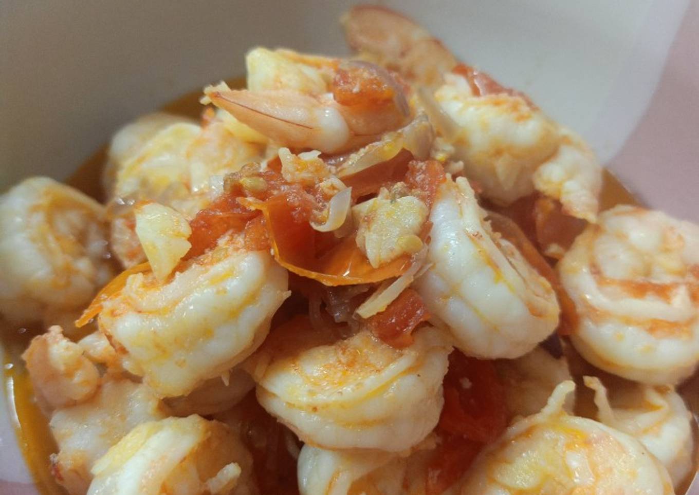 Tumis Udang Simpel